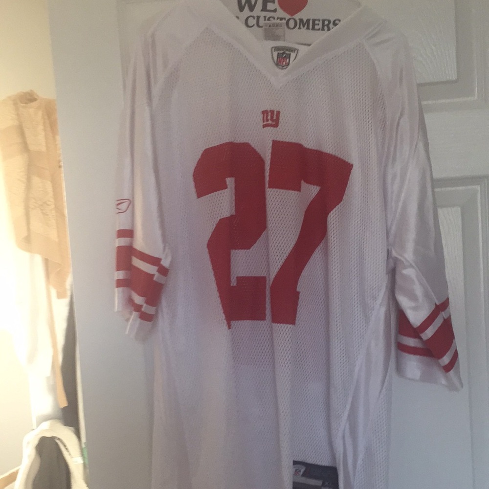 Authentic Reebok Brandon Jacobs Jersey